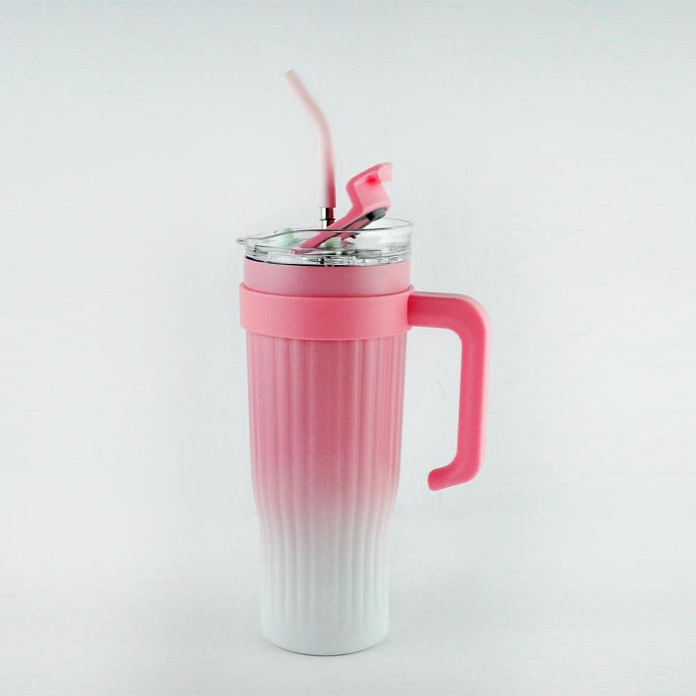 Premium Fashion Tumbler 1 Liter with Steel Straw